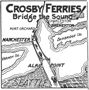 1925 Crosby Ferries cartoon
